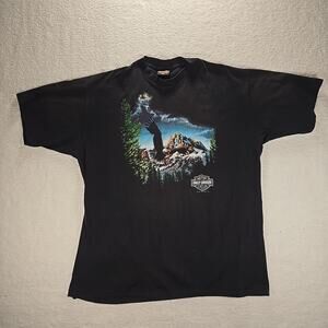 Vtg Harley Davidson Men's T-Shirt XL Sturgis 1991